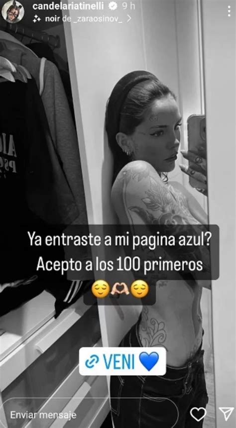 La osada promoción que lanzó Cande Tinelli en una。